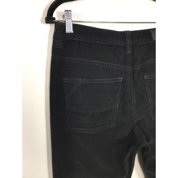Zadig & Voltaire Boyish Velours Pants Black Corduroy Paneled Edgy Women's M - Picture 10 of 12